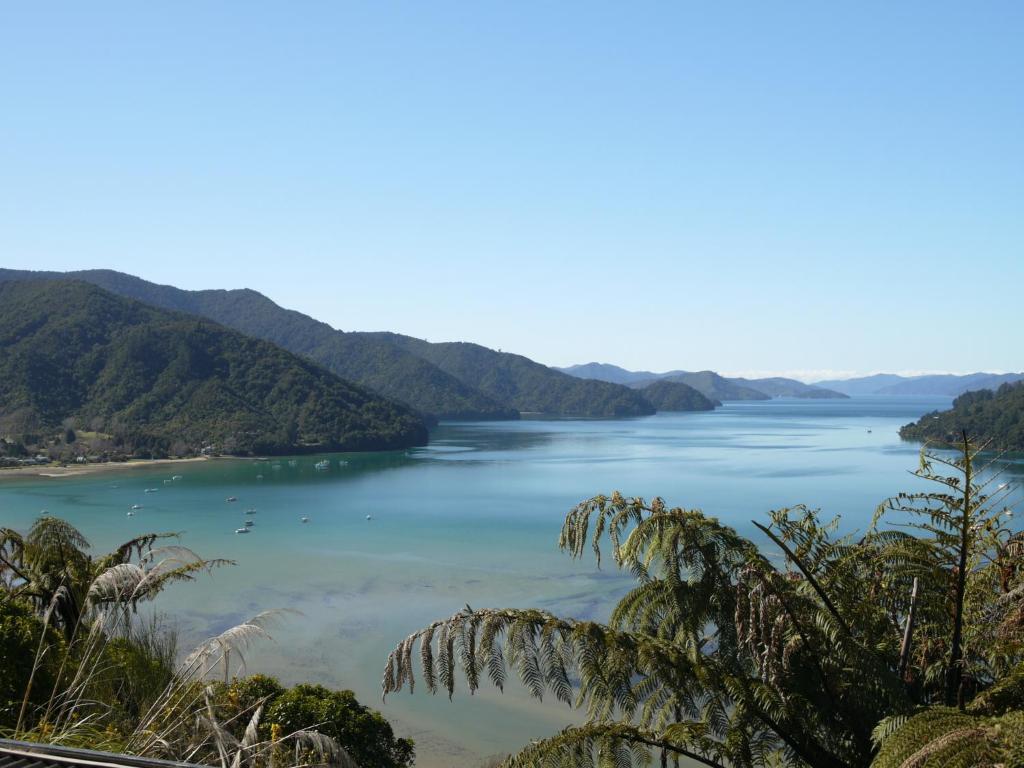 Okiwa Bay Lodge Picton Exterior foto